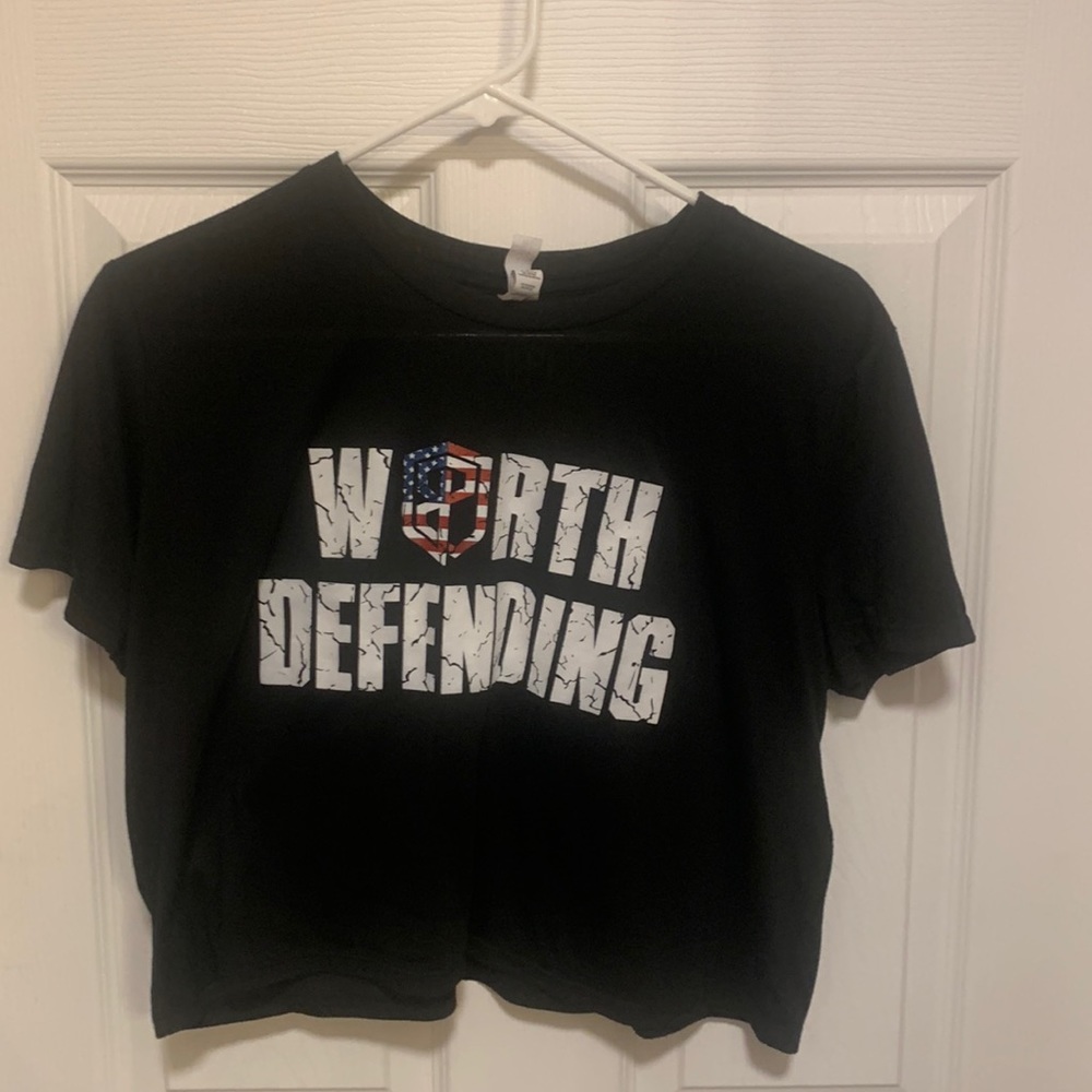 Born primitive women’s crop T-shirt